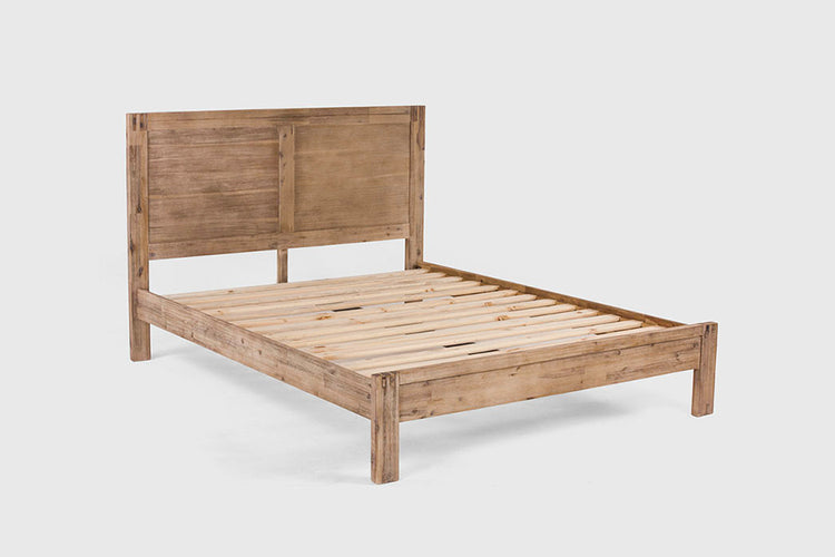 Lyra Acacia Wood Bed - Double